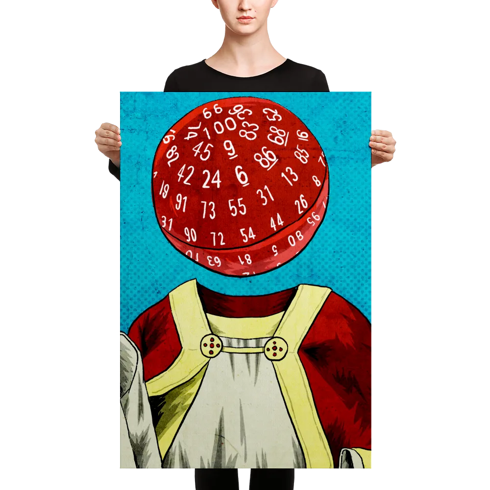 "d100" Canvas