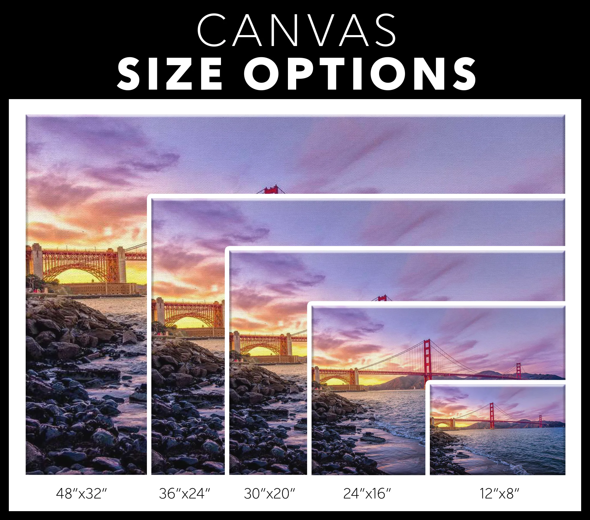 "Golden Gate Bridge" Canvas