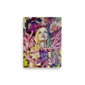 "In the Valley of Efflorescent Dust" Stretched Canvas Print