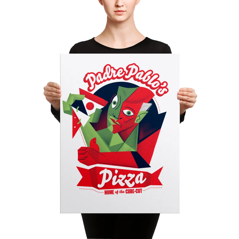 "Padre Pablo's Pizza" Canvas