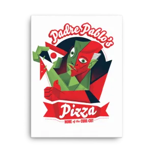 "Padre Pablo's Pizza" Canvas