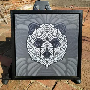 "Panda bear" framed canvas print
