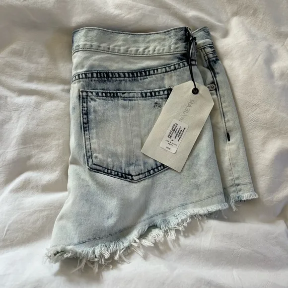 rag &amp; bone Blue Jean Shorts