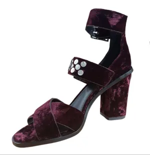 REBECCA MINKOFF Women's Acai Crushed Velvet Jennifer Sandals #M10261012 6.5 NWB