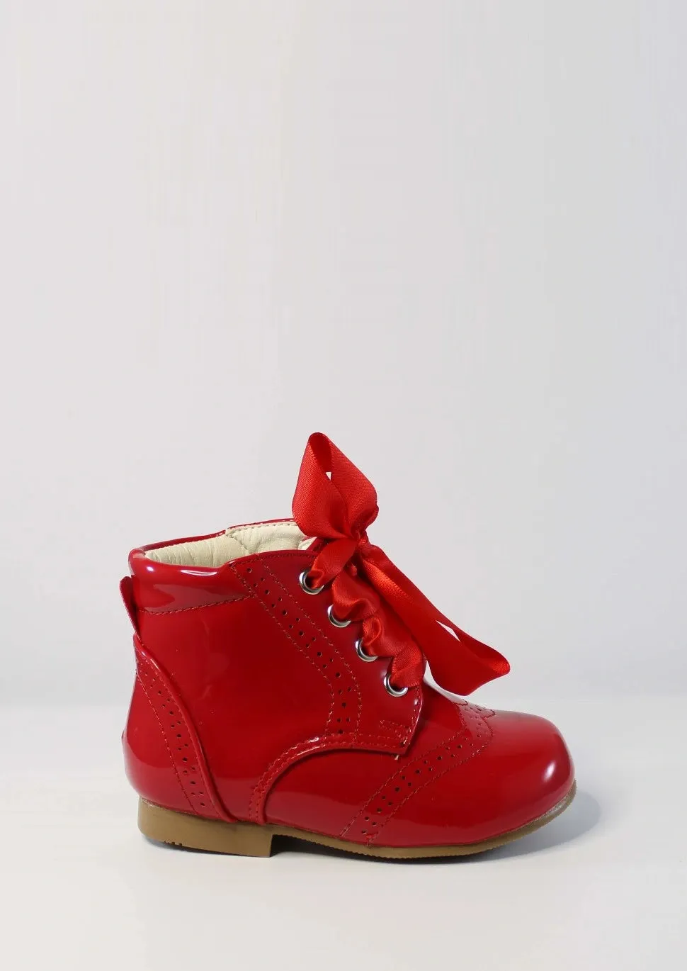 Red Sevva Patent Boots