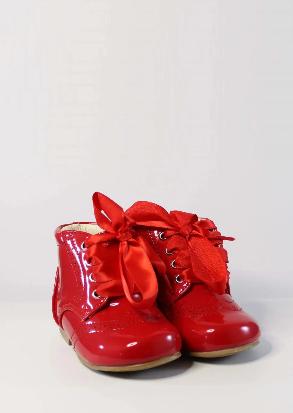 Red Sevva Patent Boots