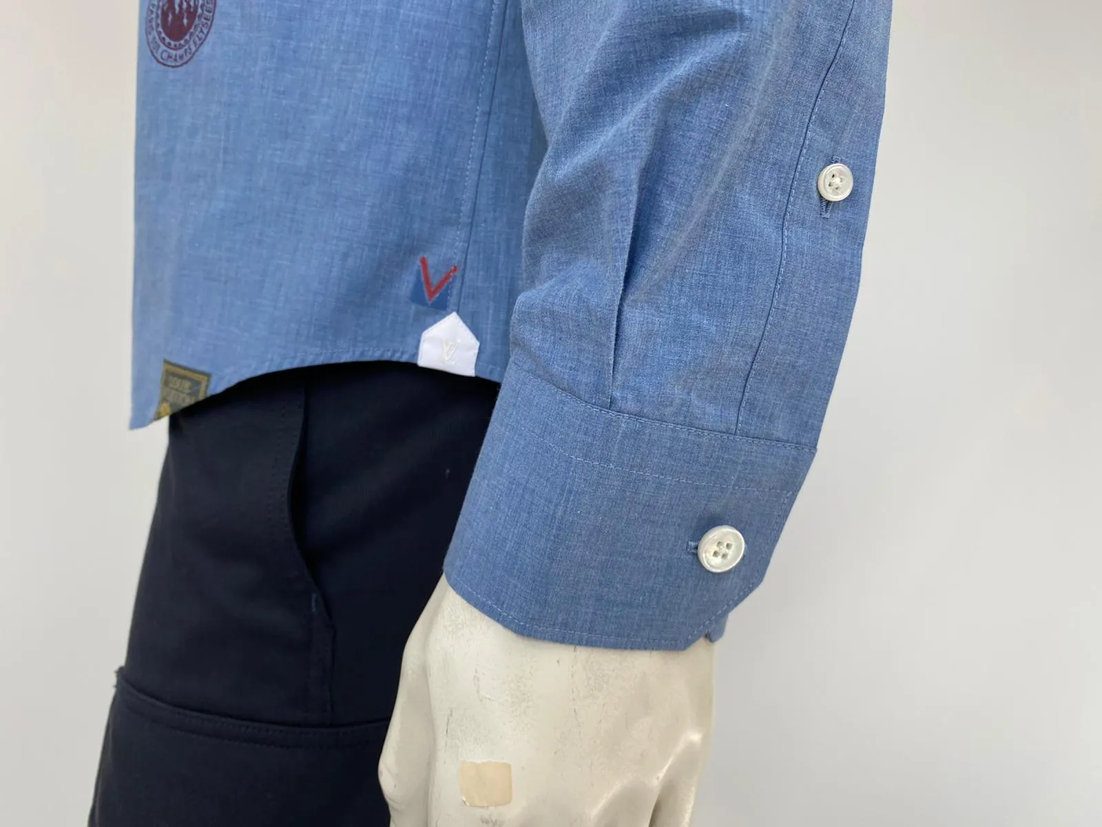 Regular Fit Classic Shirt With Stamps