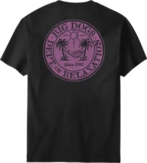 Relaxation Badge Pink T-shirt