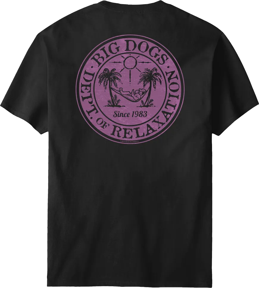 Relaxation Badge Pink T-shirt