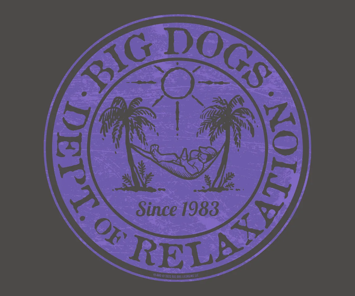 Relaxation Badge Purple T-shirt