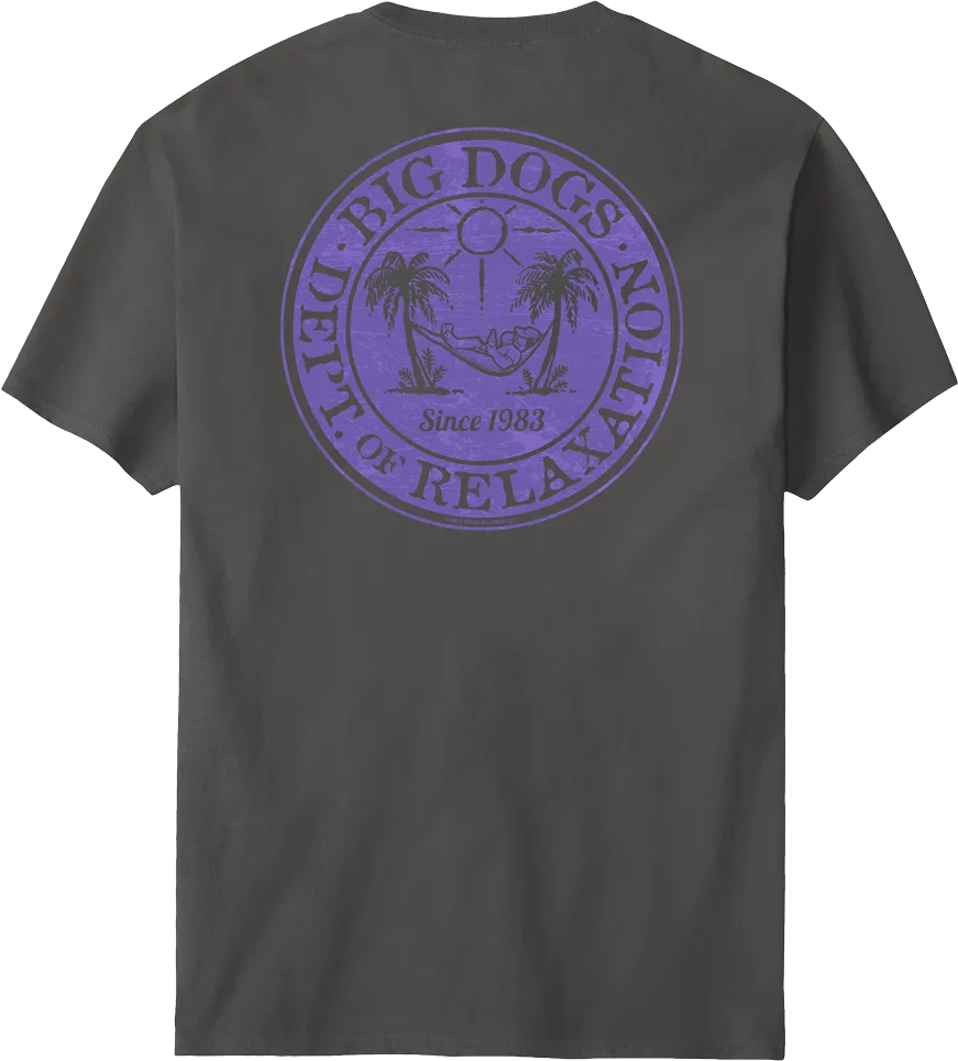 Relaxation Badge Purple T-shirt