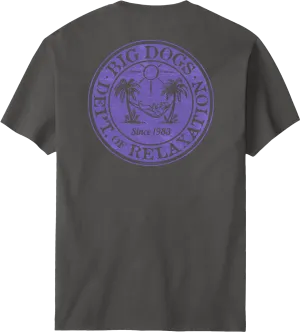 Relaxation Badge Purple T-shirt
