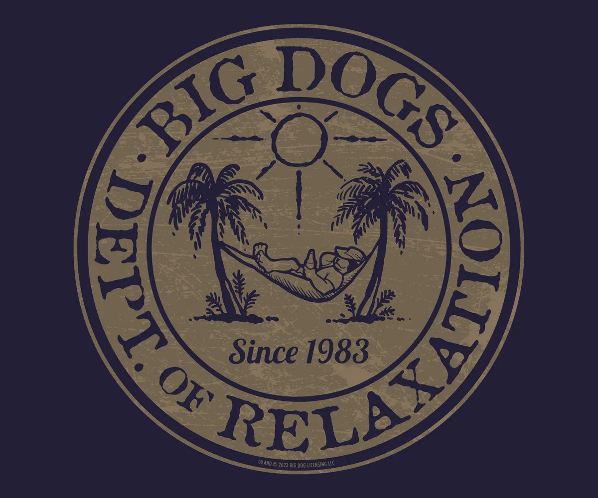 Relaxation Badge Tan T-shirt