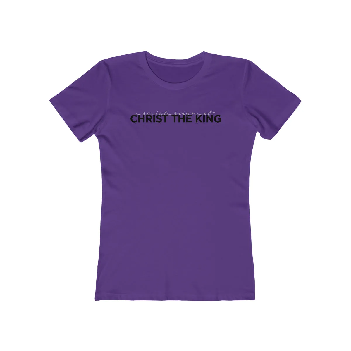 Religious Christ the king Christian Gift elegant Catholic Women's Tee Shirt