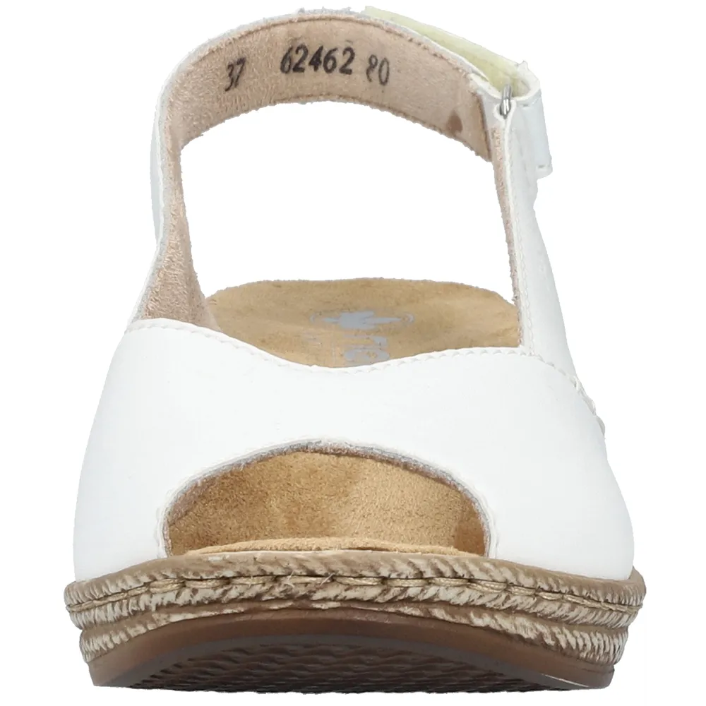 Rieker 62462-80 (Espadrille) Weiss Shoes