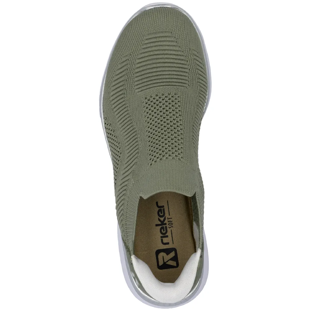 Rieker M5072-52 (Easy) Sage Trainers