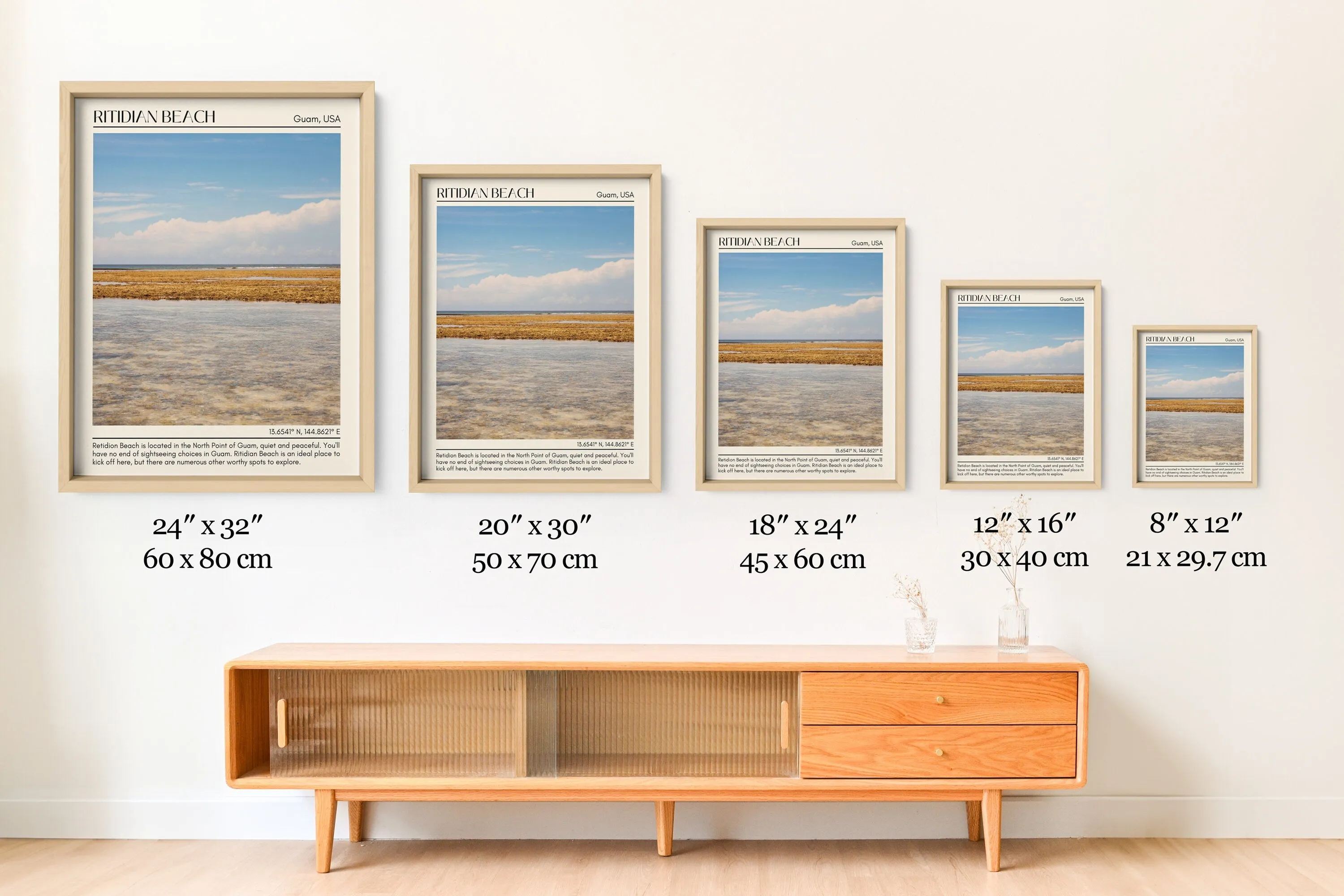 Ritidian Beach Wall Canvas, USA