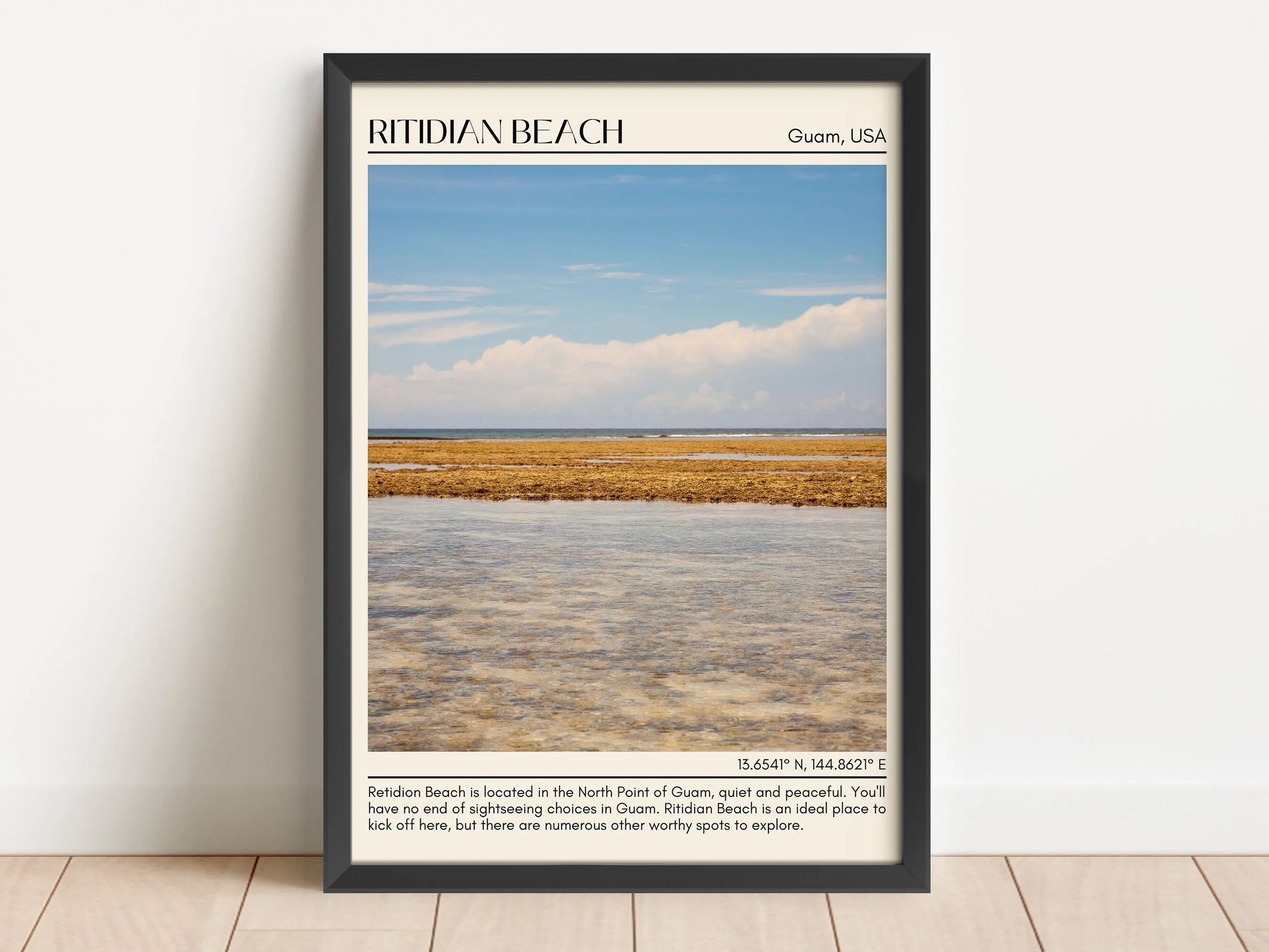 Ritidian Beach Wall Canvas, USA