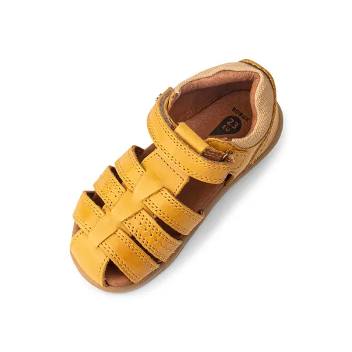 Roam Kids Navy Sandal and Chartruse