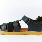 Roam Kids Navy Sandal and Chartruse