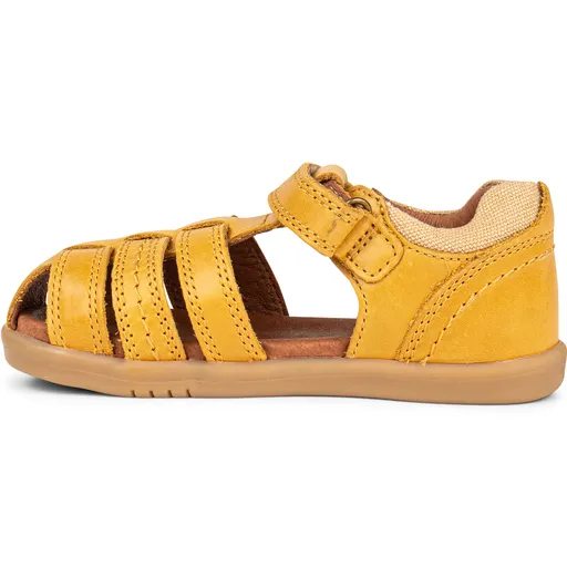 Roam Kids Navy Sandal and Chartruse
