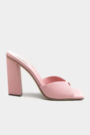 Rosie Square Toe Sandals in Pink