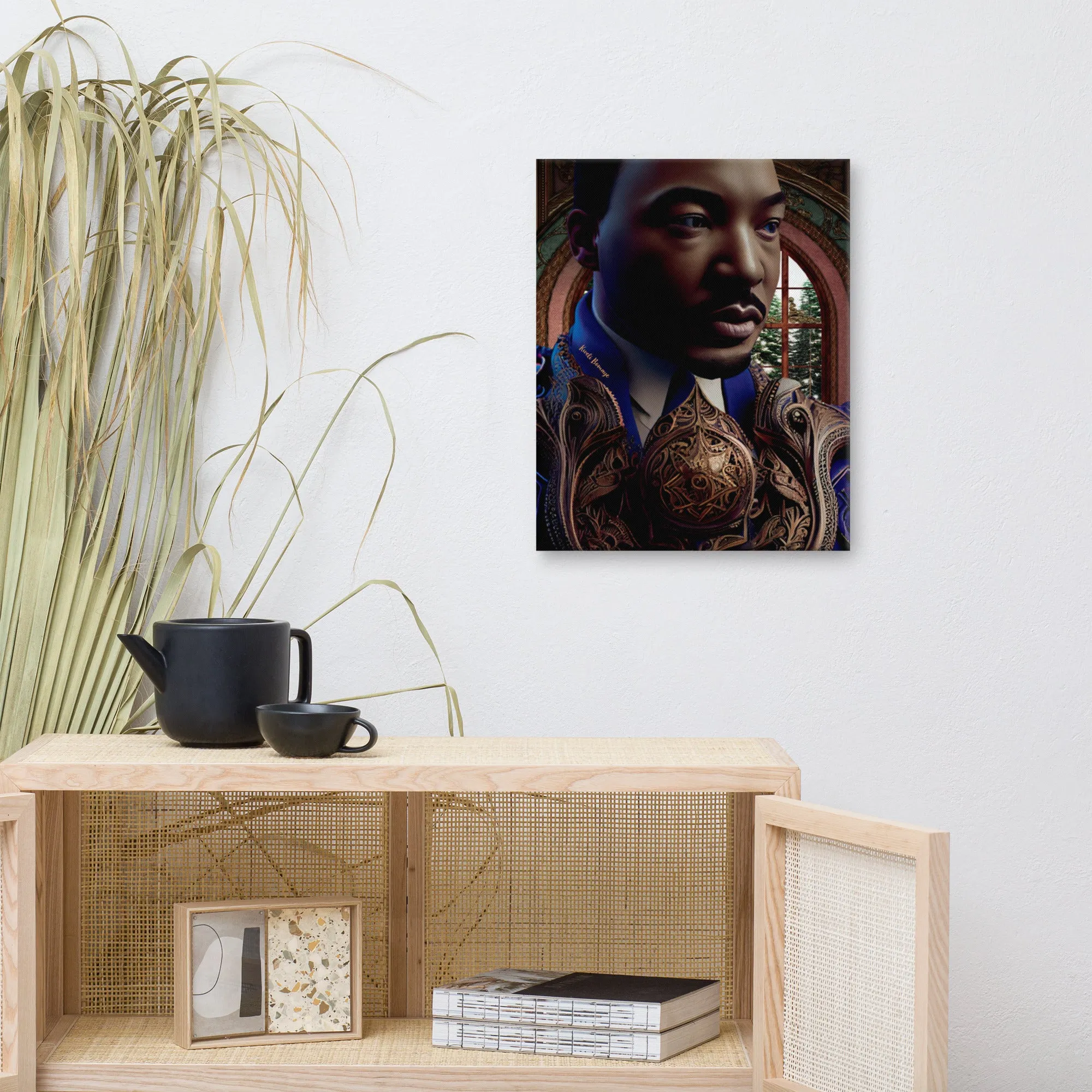 {Royal Ancestors Series} - "Dr. Martin Luther King" - Canvas Print