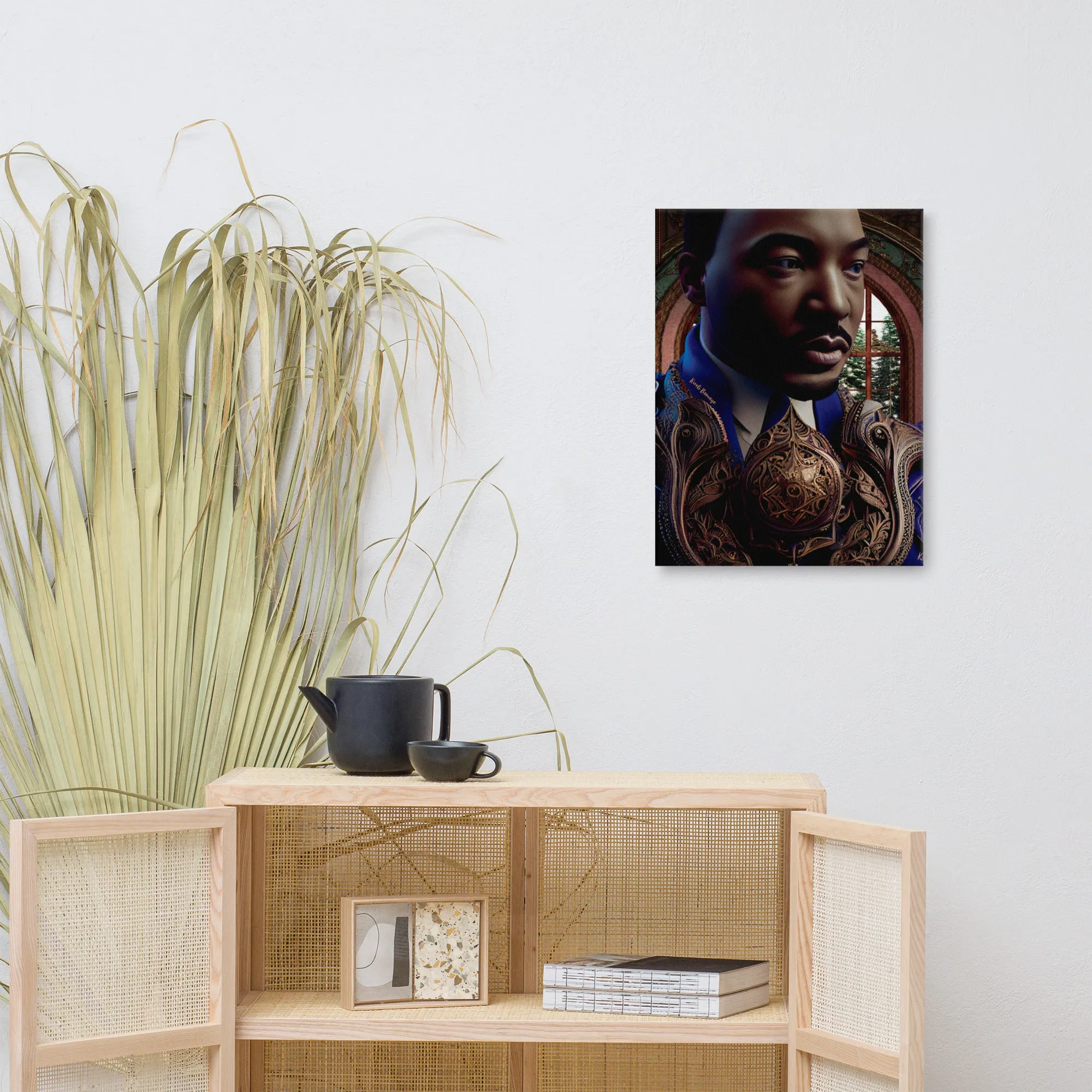 {Royal Ancestors Series} - "Dr. Martin Luther King" - Canvas Print