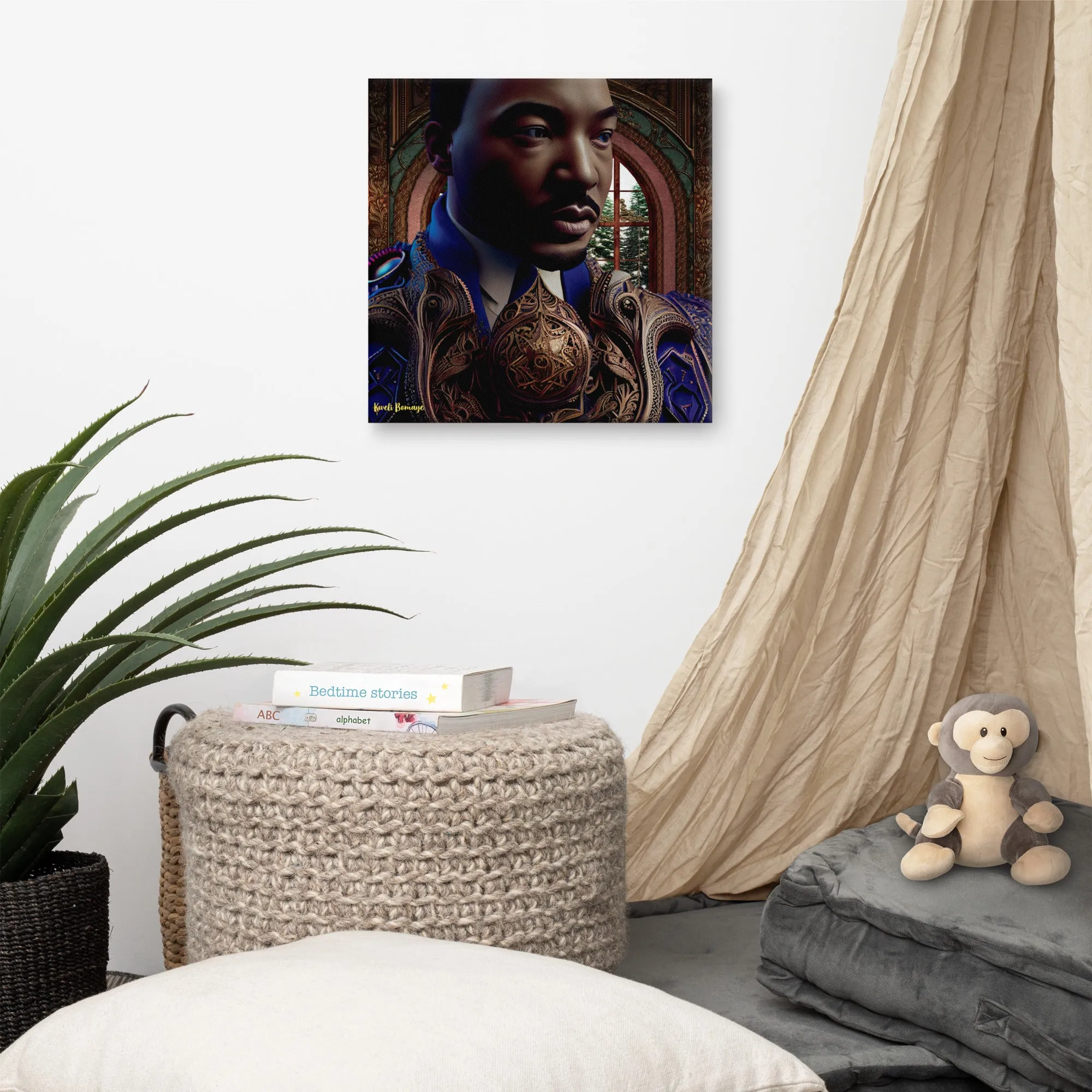 {Royal Ancestors Series} - "Dr. Martin Luther King" - Canvas Print
