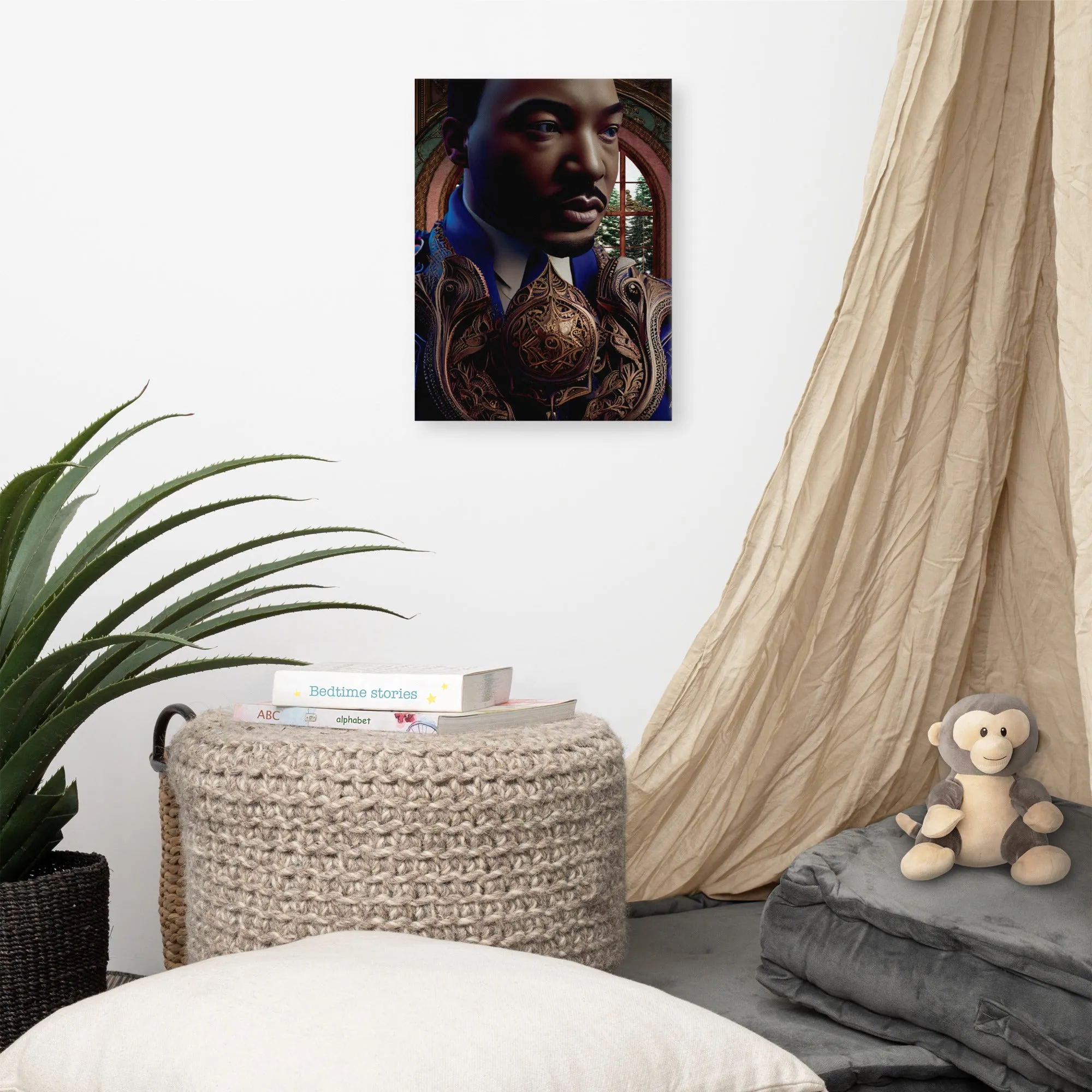 {Royal Ancestors Series} - "Dr. Martin Luther King" - Canvas Print