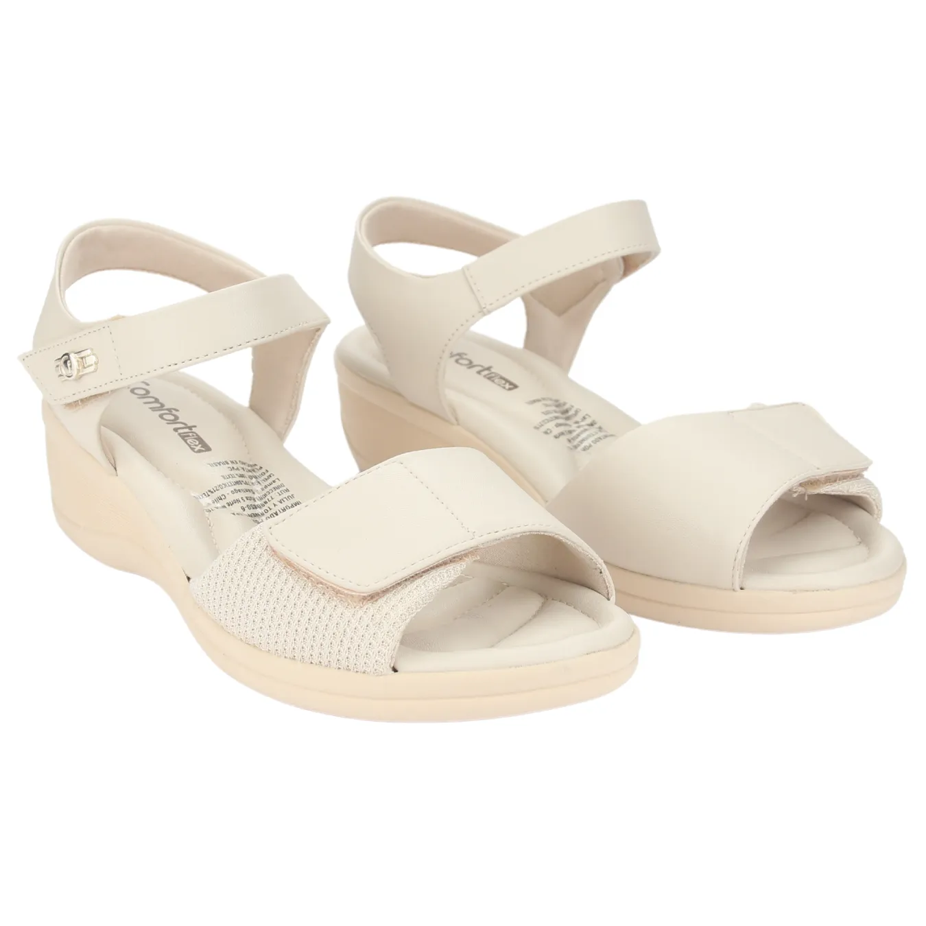 Sandalia Comfortflex Mujer 2388403 Beige Casual