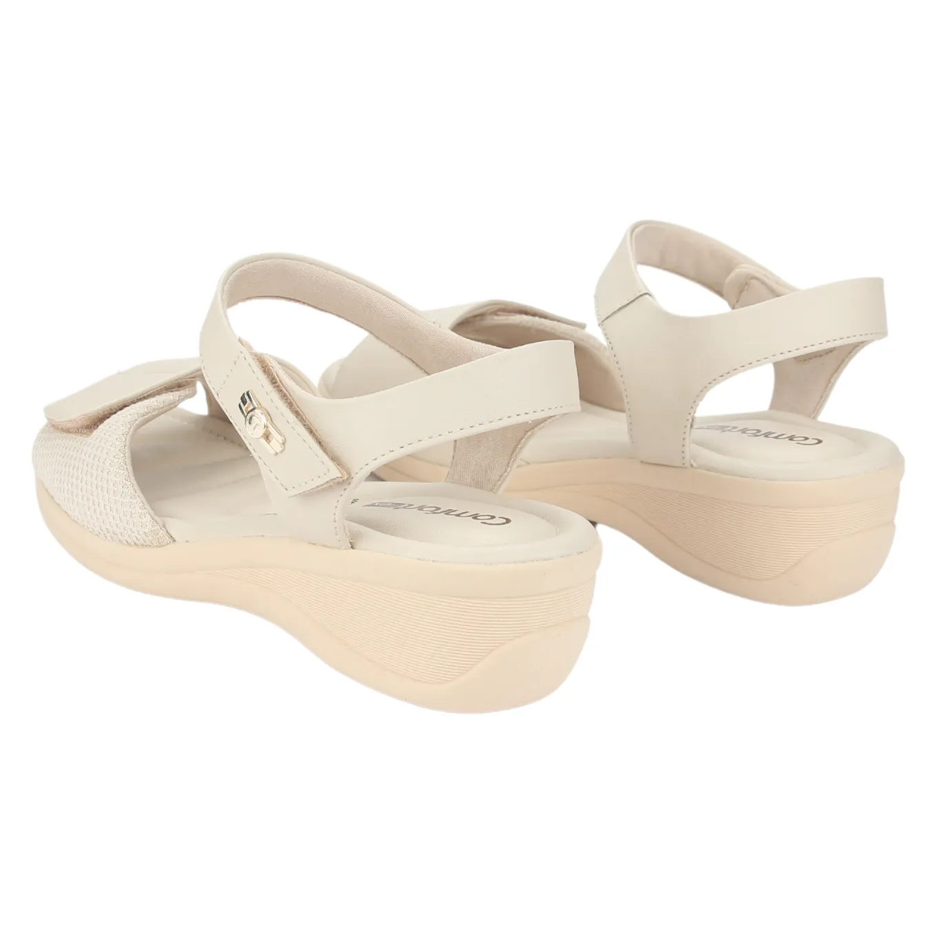 Sandalia Comfortflex Mujer 2388403 Beige Casual