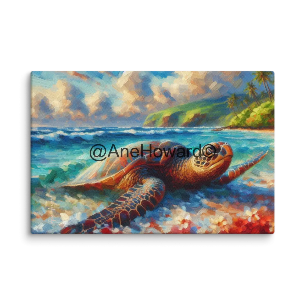 Sea Turtle Artwork by Ane