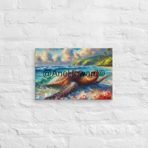 Sea Turtle Artwork by Ane