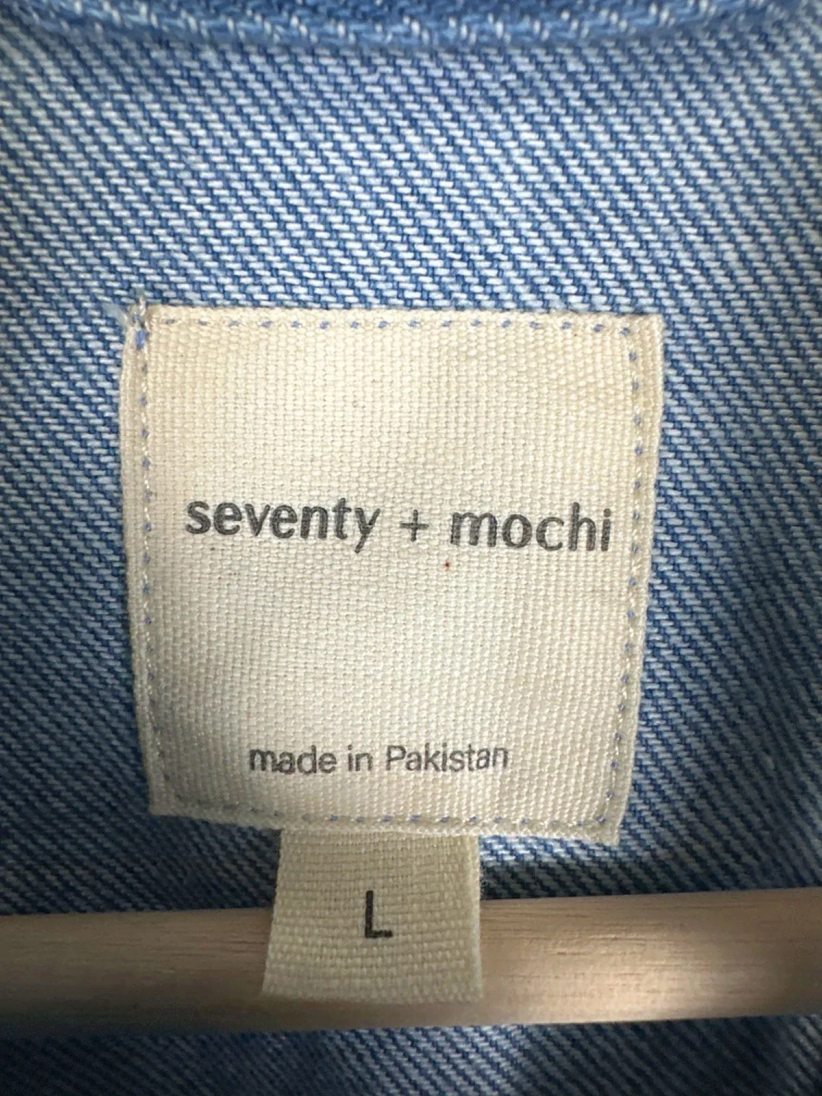 Seventy   Mochi Blue Denim Jumpsuit UK L