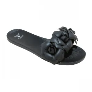 Shade & Shore Womens Mallory Jelly Sandals 89395442 Black 8M