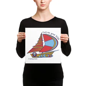 Simple Sailboat - Canvas Art