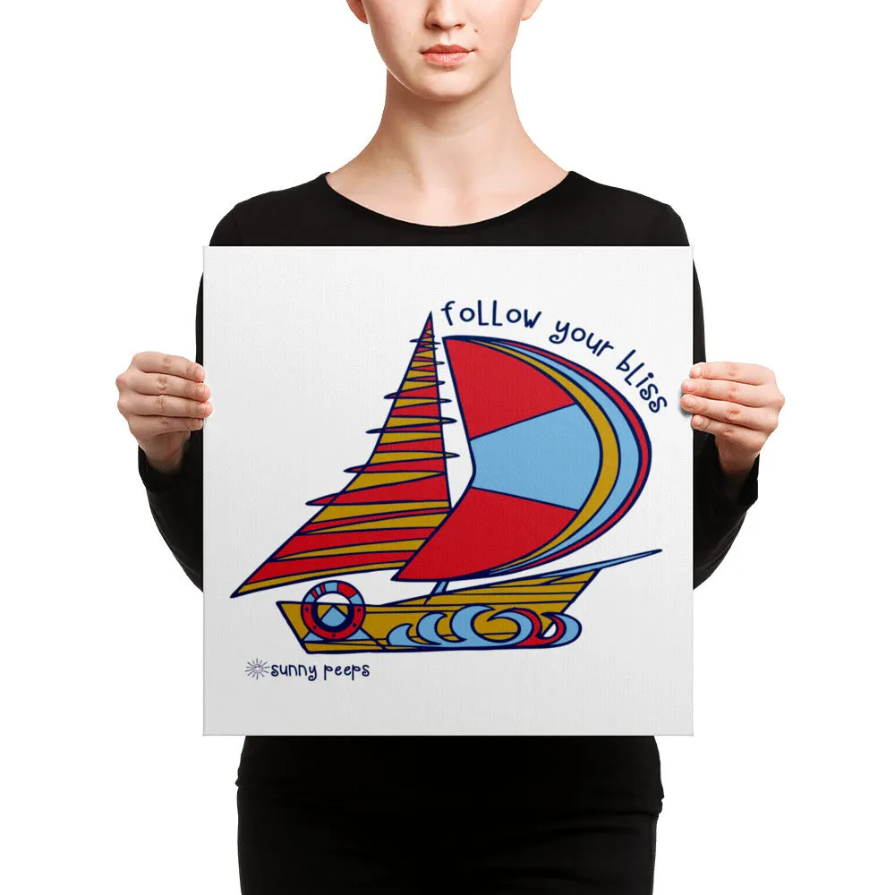 Simple Sailboat - Canvas Art