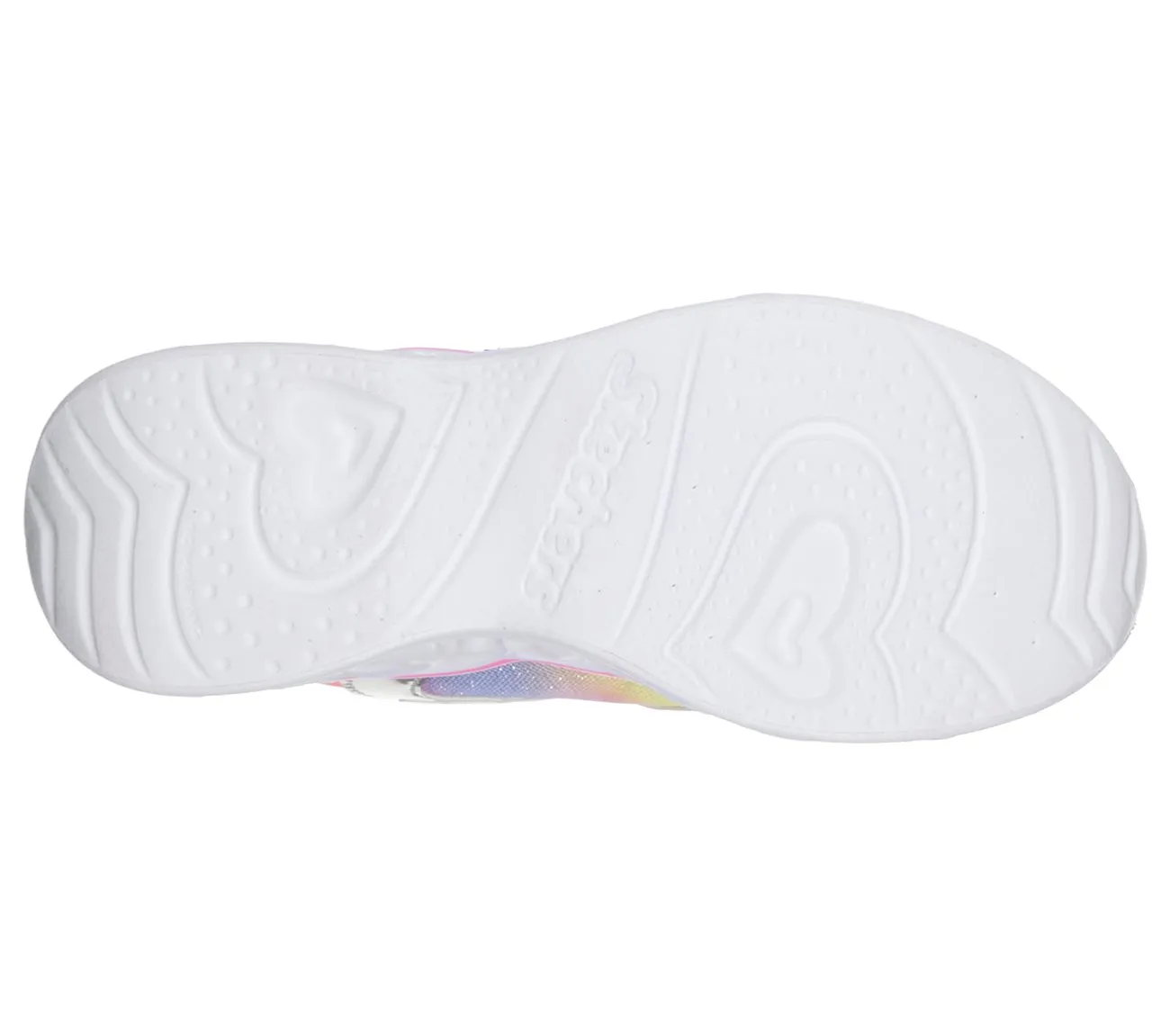 SKECHERS GIRLS S LIGHTS: HEART LIGHTS - RAINBOW LUX