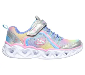 SKECHERS GIRLS S LIGHTS: HEART LIGHTS - RAINBOW LUX