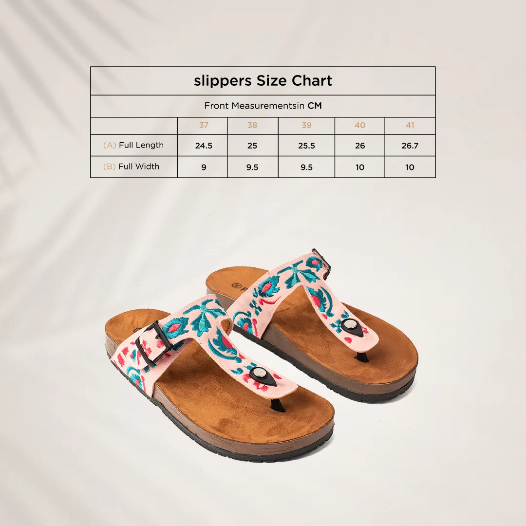 Slippers Andalusia Rose