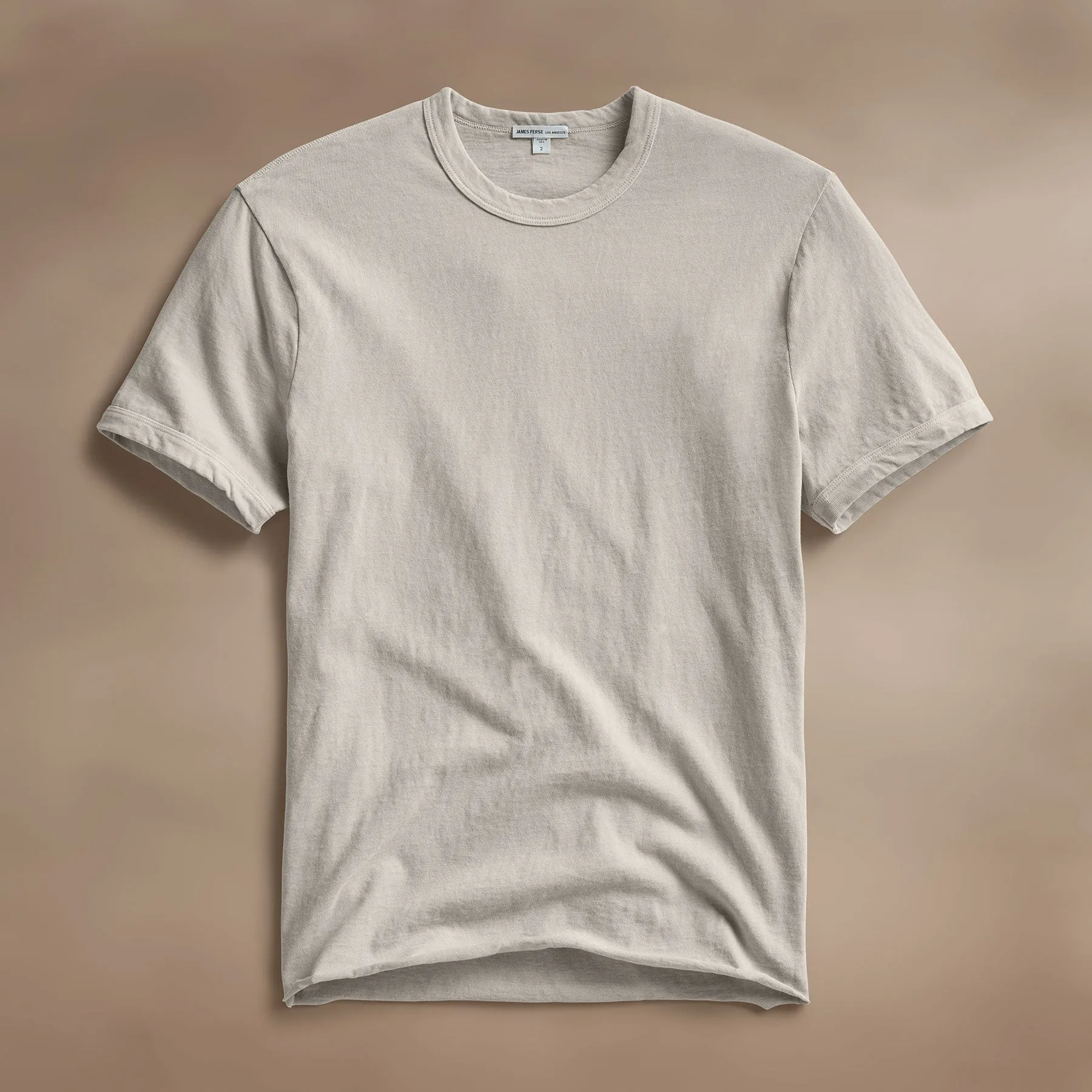 Slub Jersey Short Sleeve Crew - Salt Pigment