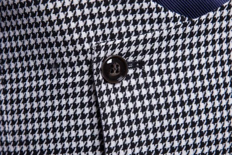 Smart Casual Suit Vest Men Autumn Style U-collar Men's Leisure Waistcoat