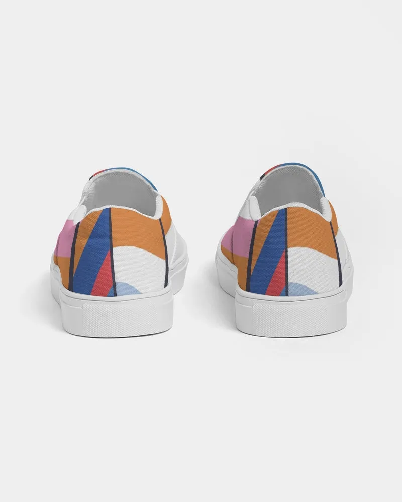 SMF Rainbow Feminine Slip-On Canvas Shoe