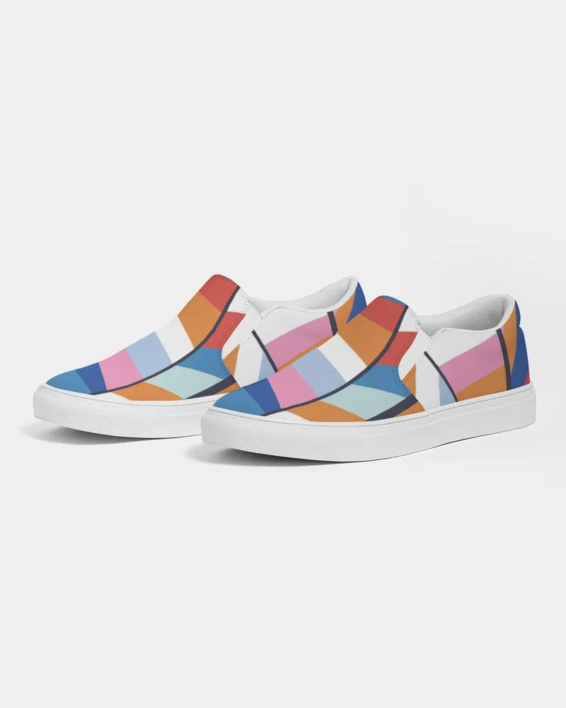 SMF Rainbow Feminine Slip-On Canvas Shoe