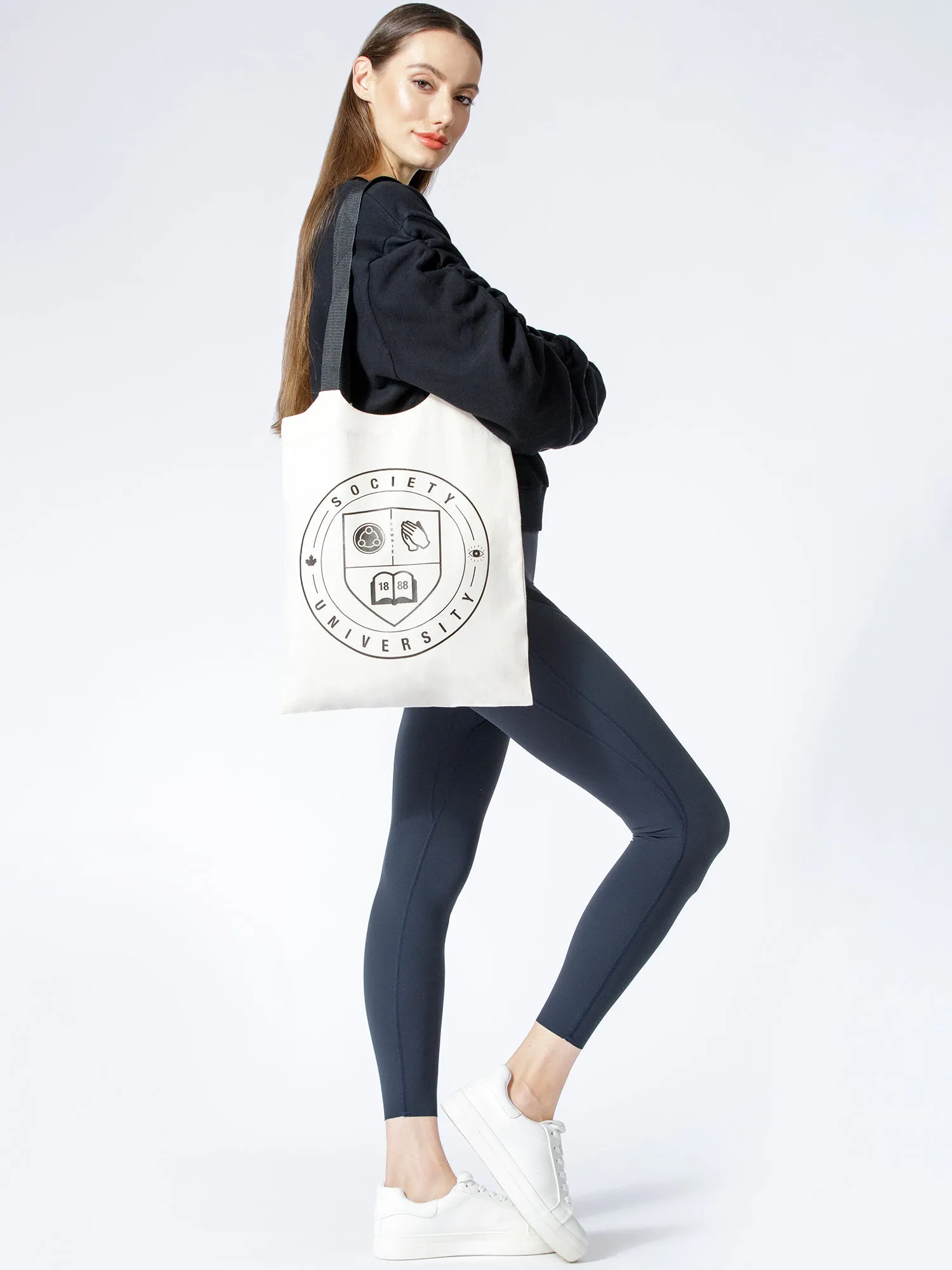 SOCIETY BOOK TOTE STANDARD, BEIGE