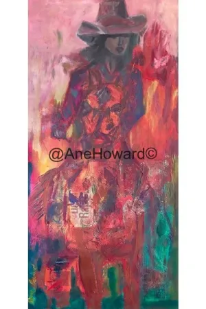 SOLD Cowgirl on Fire