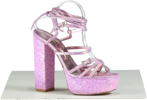 Sophia Webster Venus Glitter Platform Sandals EU 39 UK 6