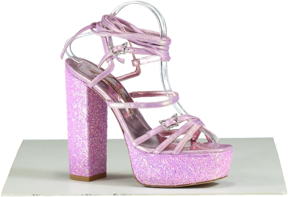 Sophia Webster Venus Glitter Platform Sandals EU 39 UK 6