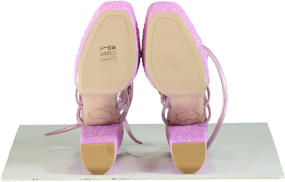 Sophia Webster Venus Glitter Platform Sandals EU 39 UK 6